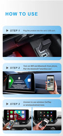 The Untethered | Wireless CarPlay & Android Auto 2-in-1 Adapter