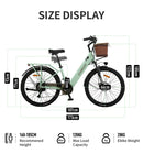 The Volt Nomad | 48V Urban Commuter eBike — 10.4Ah Removable Battery, 250W Motor