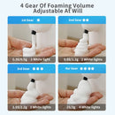 New Wall Mounted Automatic Soap Dispenser Foam Smart Hand Washing Machine 500ml Liquid Rechargeable Bathroom Induction Sensor
