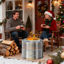 The Ember Forge | 19-Inch 304 Stainless Steel Smokeless Fire Pit