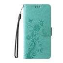 Flip Cover Leather Phone Case For Samsung Galaxy A15 A05 4G A06 A25 A05s A35 A55 A16 5G Cases Wallet Bags Fringed iris Card Slot