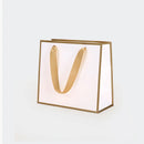5 Pcs Custom Logo Gifts Package Bags For Jewelry Cosmetic Package Bags High Quality Wedding Gifts Package Paper Bags