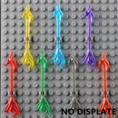 5PCS Cartoon Special Effects Pieces Arm Fist Wind Lightning Leg Flames Weapons Accessories Assemble Scene Bricks Kids for Toys