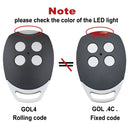 2 Types for DITEC GOL4 Rolling Code & DITEC Gol4C Fixed Code Clone 433.92mhz Garage Door Remote Control Transmitter