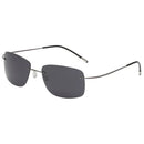 HDCRAFTER Super Light Titanium Rimless Polarized Sunglasses Big size 160mm Sun Glasses UV400 Gafas Men Myopia Optical Eyewear