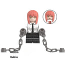Chainsaws Man Denji Pochita Makima Power Movies Anime Building Blocks Mini Action Figures Bricks DIY Toys gifts for Children
