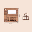 Portable Travel Wooden Handmade 8 Grid 0.5ml Watercolor Paint Palette Oil Paints Tray Box Empty Box Art Painting Supplies