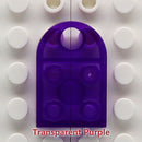 50pcs DIY Building Blocks 3176 Brick Heart Necklace/Key Ring Toys 2x 3 Heart-shaped Multicolor Educational Toy Gift for Children