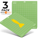 HTVRONT 6&3 Pack 12x12in Green PVC Adhesive Cutting Mat Base Plate Pad for Explore Air/Air2/Maker DIY Engraving Machine