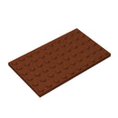 高砖 10个 MOC 板 6 x 10 兼容 3033 拼装颗粒积木零件 DIY积木块科技零件玩具