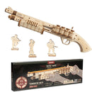 Robotime Rokr 3D Wooden Puzzle Mini Toys Gun for Boys Man Building Block Kits Xmas Gifts for Family Easy Assemble LQ502