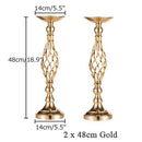 ERMAKOVA Flower Arrangement Stand Vase Pillar Candle Holders Wedding Party Dinner Centerpiece Event Restaurant Hotel Decoration