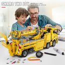 MOULD KING 17028 Technical Car Toys APP&RC Motorized Fire Rescue Truck Model Assembly Building Block Brick Kids Christmas Gift