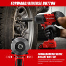 M-WALK Tool 1300N.M Brushless Impact Wrench Cordless Electric Wrench 1/2 in Screwdriver Power Tool For Milwaukee 18V Battery Pin