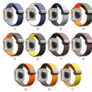 碳纤维硅胶表带 适用于 Apple Watch Band 45mm 44mm 49mm 41mm 42mm 40mm 38 磁性手链 Iwatch 8 7 6 SE 5 4 3 Ultra