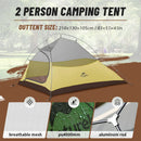 Naturehike Cloud Up 2 People Tent Ultralight 20D Camping Tent Waterproof Outdoor Hiking Travel Backpacking Cycling Fishing Tents