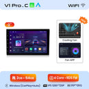 Junsun 7 9 10英寸通用CarPlay Android Auto车载收音机，适用于大众菲亚特雷诺日产现代GPS多媒体自动收音机立体声