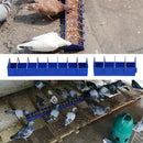 20cm/40cm Thickened Bird Pigeon Feeder Trough Chicken Food Fountain Bird Chick Feeding Bowl Slot Container Food Dispenser Tool