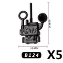MOC Medieval Accessories Building Blocks Military Soldiers Shoulders Armor Blaster Helmets Weapons War Bricks Children Toys B038