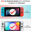 NEWDERY 10000毫安时外接电池底座，适用于任天堂Switch/Switch OLED备用充电保护壳，支持PD快充供电