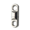 DNDYUJU 3-6pcs Solid Swivels for Fishing Ring Column Rotating Bearing Swivels Fishing Hooks Lures Connector Fishing Accessories