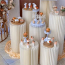 The Gilded Column | Folding Cylinder Display Rack for Weddings & Events