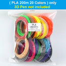 带20/30色PLA耗材的儿童3D打印笔，3D创意玩具儿童礼物，带便携包