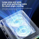 D17 Gaming Laptop Cooling pad for 15-21'' Notebook Cooler Stand w/ RGB Light 2 Fans 5 Angle Adjustable LED Screen Laptop Bracket