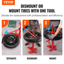SucceBuy Portable Manual Tire Changer Bead Breaker Tool Portable Hand Bead Breaker Mounting Tool for Car Truck Motorcycle Garage