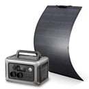 ALLPOWERS R600 Powerstation With Solarpanel 100W, LiFePO4 Battery 299Wh Camping Generator 600W Power Supply for Home Backup RV