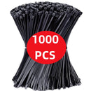 Self-locking plastic nylon tie black cable tie fastening ring cable tie zip wraps strap nylon cable tie set For Home