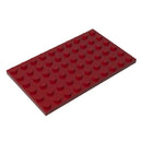 高砖 10个 MOC 板 6 x 10 兼容 3033 拼装颗粒积木零件 DIY积木块科技零件玩具