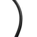 Shower Curtain Rail L Shape No Drilling Rail Corner Stainless Steel Telescopic Rod with Shower Curtain Rings