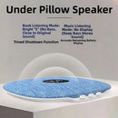 Bluetooth 5.4 Under Pillow Bluetooth Speaker Sleep Aid Bone Conduction Sound Machine TF Card Support Ultra-Thin