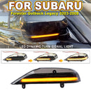 Car LED Dynamic Turn Signal Lights For Subaru Forester Side Mirror Blinker Indicator For Subaru Outback Legacy 2003-2008