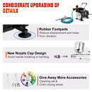 SucceBuy Professional Dual-Action Airbrush Kit 120W Electric Spray Gun Air Brush Painting Set Nail Tattoo Makeup Model Sprayer
