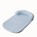 Removeable Summer Dog Bed Ice Silk Cooling Pet Mat Foam Sleeping Sofa Puppy Kennel Summer Cooling Fabric Dog Cat Bed Pet Cushion