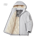 Thick Winter Jacket Men Warm Hat Detachable Jacket Winter Puffer Men Winter Jackets Windproof Coats Casual 2024 New Arrivals