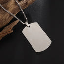 Titanium Steel Dumbbell Pendant Gym Fitness Equipment Barbell Necklace Domineering Muscular Men Fitness Leisure Sports Jewelry
