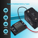 Renogy 50 Amp MPPT Charge Controller 12V MPPT Solar Charge Controller, Capable for Solar Panel and Alternator Power Input, with