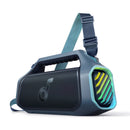 Soundcore Boom 2 Plus Outdoor Speaker, 140 W, 2 + 2 Channel, BassUp 2.0, 20h, Quick Charge, IPX7 Waterproof, RGB Lights, USB-C, Po