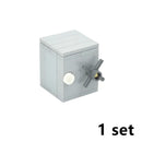 City Treasure Gold Silver Diamond Safe Box Building Blocks Jewel Dollars Cash Coin Brick Compatible Figures Accessories Kids Toy