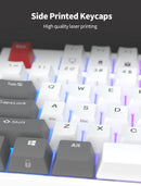 R87 wired mechanical keyboard 87 multi-key RGB backlit ABS keys with game keyboard English layout Suitable for PC