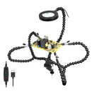 Helping Hands Soldering Third Hand PCB Circuit Board Holder Flexible Arms with Desk Clamp Base for Electronic Boards Repair Tool