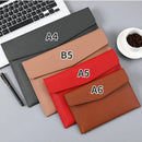 MoeTron Leather Document Bag A5 Envelope Document Holder Quality PU Leather A6 Document Pouch Femme Document Organizer File Bag