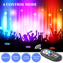 Datewink 4PCS Flat Par Lights With Bag 36LEDs RGB Stage Lighting Effect DMX512 For DJ Disco Karaoke Wedding Party Club Christmas