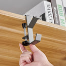 Portable Table Edge Hook Student Desk Side Hanging Bag Removable Office Handbag Holders Rack Table Hooks Office Desk Organizer