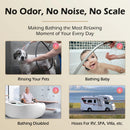 BRISKSPRING Flexible Silicone Showerhead  hose 1.5M 1.75M Long  Explosion Proof Shower Hose Plumbing Pipe Bathroom Accessories