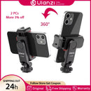 Ulanzi ST-06S Vertical Shooting Phone Mount Holder for DSLR Camera Monitor Mount Tripod Mount Clamp for Smartphone Vlog Shooting