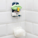Double layer Suction Cup Sink Drain Rack Wall Sucker Sponge Storage Drying Holder Kitchen Sink Soap Stand Dish Cloth Organizer